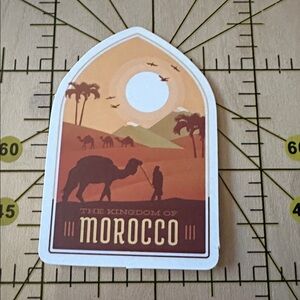 💜13/$13 +Bundle Sticker Sale | Travel Morocco Waterproof Sticker